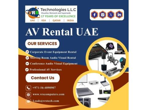 Why Choose AV Rental UAE for Exhibition Requirements?