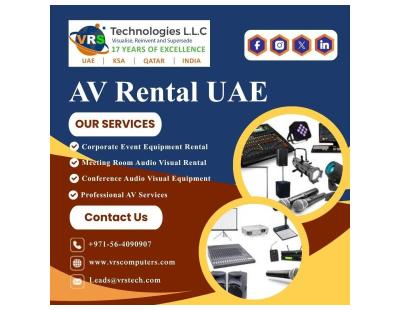 Why Choose AV Rental UAE for Exhibition Requirements?