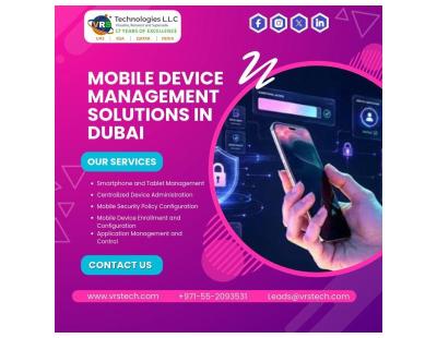 How Do Mobile Device Management Solutions in Dubai Secure Data?