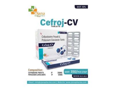 Cefpodoxime 200mg + Clavulanate 125mg Tablets | Cefproj CV-325
