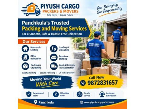 Piyush Cargo Packers & Movers Panchkula – Trusted Packing and Moving Services