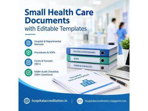 Small Health Care Documents with Editable Templates