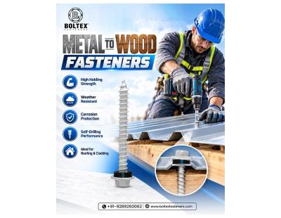 Metal to Wood Fastening System for Roofing and Cladding | Boltex Fasteners