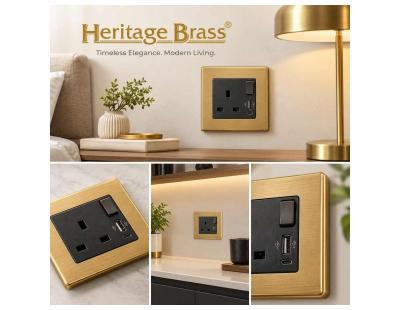 Heritage Brass USB Sockets and Shop Online Today