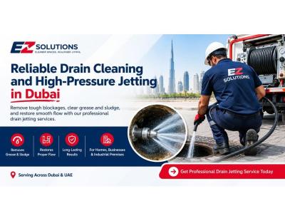 Reliable Drain Cleaning and High-Pressure Jetting in Dubai