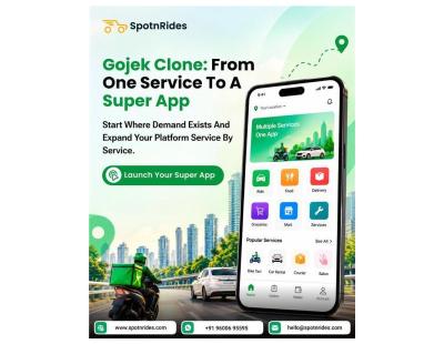 Build Your Own Multi-Service Super App with SpotnRides Gojek Clone