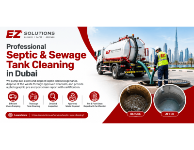 Professional Septic & Sewage Tank Cleaning in Dubai