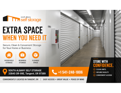 Trusted Self Storage Facility in Tangent for Easy, Secure Storage