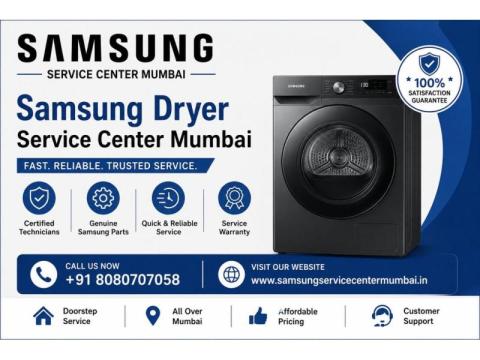 Samsung Dryer Service Center in Mumbai | Expert Care call +91 8080707058