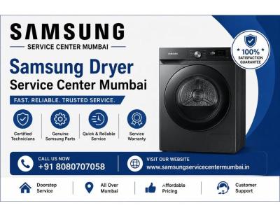 Samsung Dryer Service Center in Mumbai | Expert Care call +91 8080707058