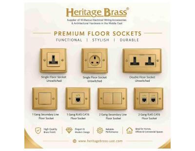 British Brass Floor Sockets for Homes | Get Pricing in Dubai