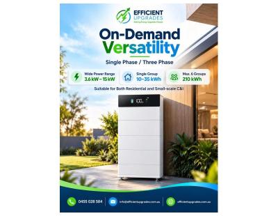 On-Demand Solar Battery Solutions for Residential & Small-Scale C&I