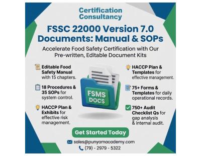 FSSC 22000 Version 7.0 Documents for FSMS Implementation