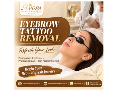 Eyebrow Tattoo Removal for a Fresh Look | Amora Skin Beauty
