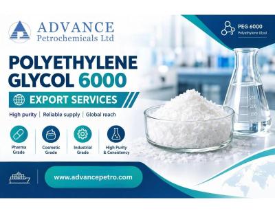 Polyethylene Glycol 6000 Export Services by Advance Petrochemicals Ltd