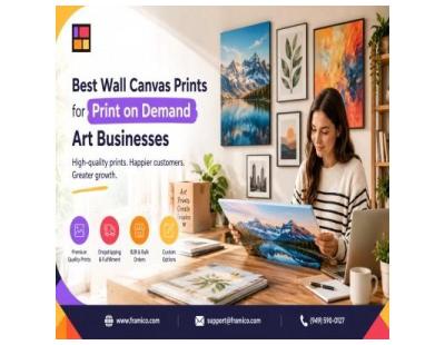 Best Wall Canvas Prints for Print on Demand Art Businesses
