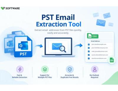 PST Email Address Extractor Software for Outlook Data Analysis