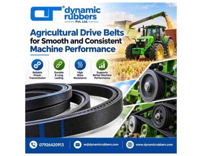 Agricultural Drive Belts for Smooth and Consistent Machine Performance