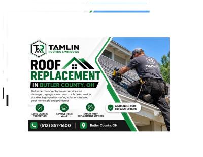 Roof Replacement in Butler County, OH for Lasting Protection