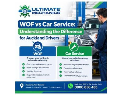 The Difference Between a WOF and a Regular Car Service