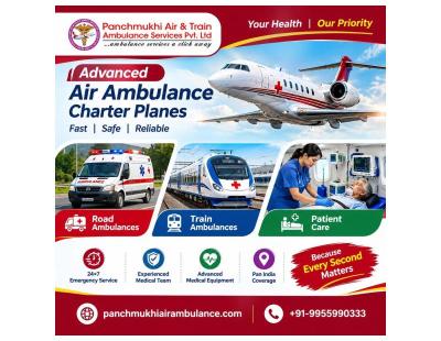 Panchmukhi Emergency Air Ambulance in Hyderabad- Timely Medical Journey arranged for your betterment
