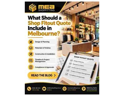 Shop Fitout Quote Melbourne | Retail & Commercial Shopfitters | MEA Shopfitting