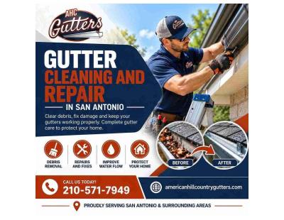 Gutter Cleaning and Repair in San Antonio