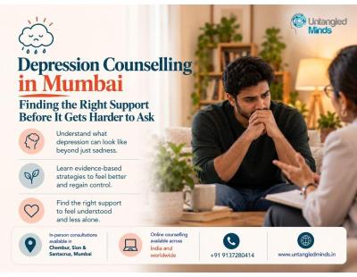 Depression Counselling in Mumbai - Finding the Right Support Before It Gets Harder to Ask