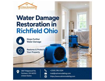 Water Damage Restoration in Richfield Ohio