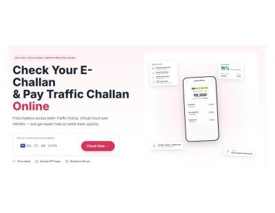 Check & Pay E-Challan Online | Traffic Challan Status | Vutto