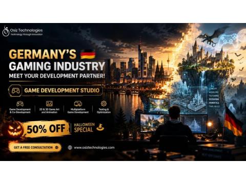 Germany’s Gaming Industry, Meet Your Game Development Partner! 🎃 Get 50% OFF This Halloween