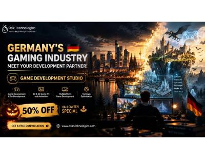 Germany’s Gaming Industry, Meet Your Game Development Partner! 🎃 Get 50% OFF This Halloween