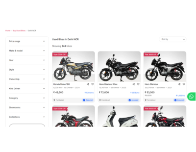 Used Bikes for Sale | Certified Second-Hand Bikes | Vutto
