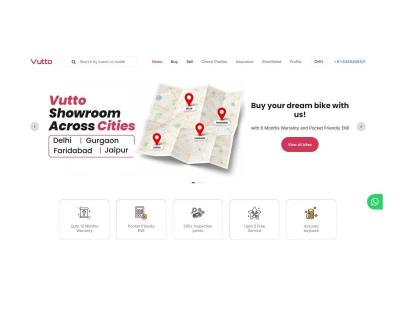 Buy & Sell Used Bikes in Delhi NCR & Jaipur | Vutto