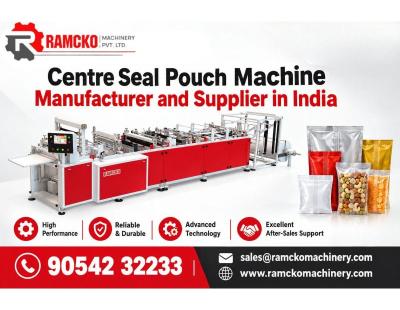Centre Seal Pouch Machine Manufacturer and Supplier in India