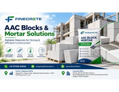 Finecrete – AAC Blocks & Mortar Solutions