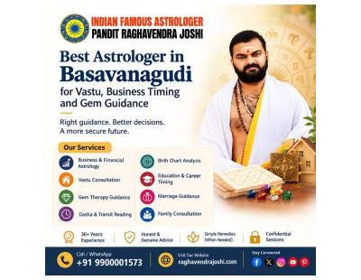 Best Astrologer in Basavanagudi for Vastu, Business Timing and Gem Guidance