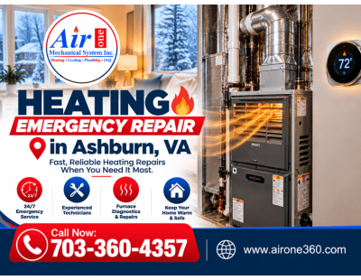 Has Your Heating System Suddenly Stopped Working in Ashburn, VA?