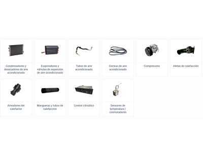 Piezas de Calefacción y Aire Acondicionado Porsche