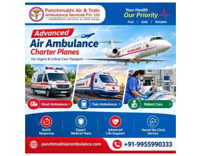 Panchmukhi ICU Air Ambulance in Hyderabad – quick relocation arranged safely