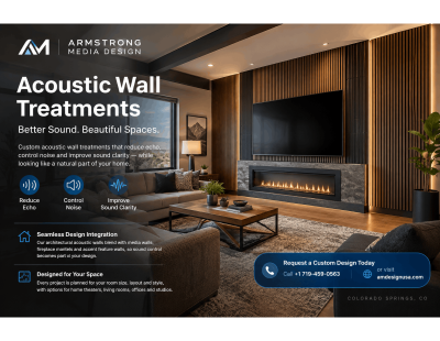 Acoustic Wall Treatments | Armstrong Media Design
