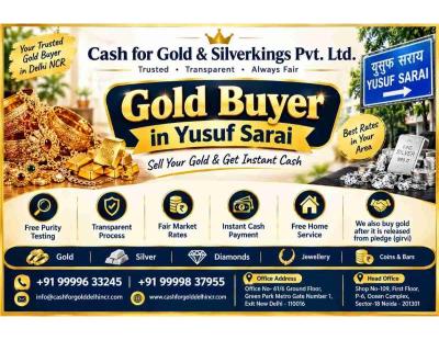 Gold Buyer in Yusuf Sarai for Vehicle Repair Bills