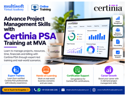 Advance Project Management Skills with Certinia PSA Training at MVA
