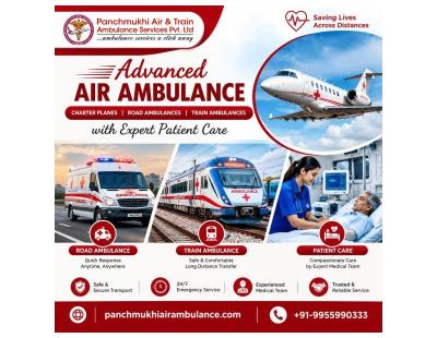 Panchmukhi Hi Tech Air Ambulance in Ernakulam- safer long distance coordination