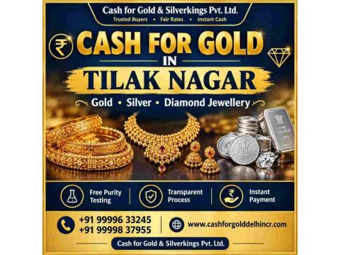Cash For Gold in Tilak Nagar with Trusted Gold Buyers