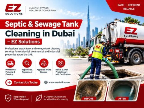 Septic & Sewage Tank Cleaning in Dubai – EZ Solutions