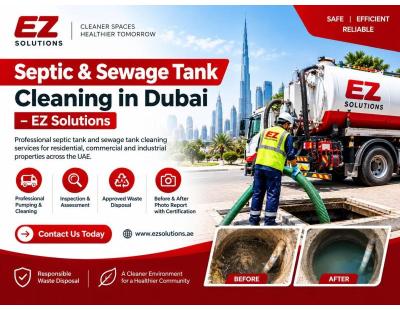 Septic & Sewage Tank Cleaning in Dubai – EZ Solutions
