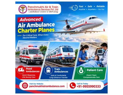 Panchmukhi Low Cost Air Ambulance in Patna – emergency relocation arranged without trouble