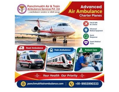 Panchmukhi Best Patient Shifting Air Ambulance in Delhi – speedy yet safer transfer
