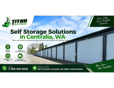 Self Storage Facility in Centralia for Your Storage Needs